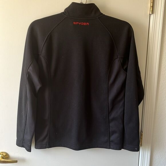 Spyder Men’s Constant Core Full Zip Jacket Size L GUC Black - Picture 2 of 7